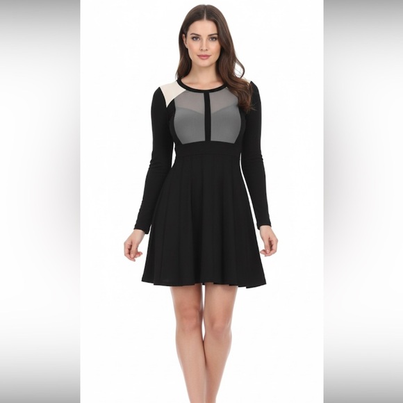 Vince Camuto color block knit dress size small - Picture 1 of 5